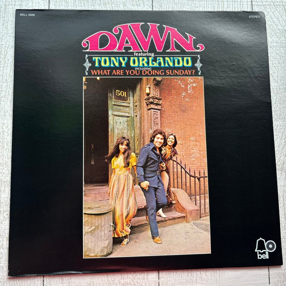 Vintage 1971 Dawn Featuring Tony Orlando Vinyl Album